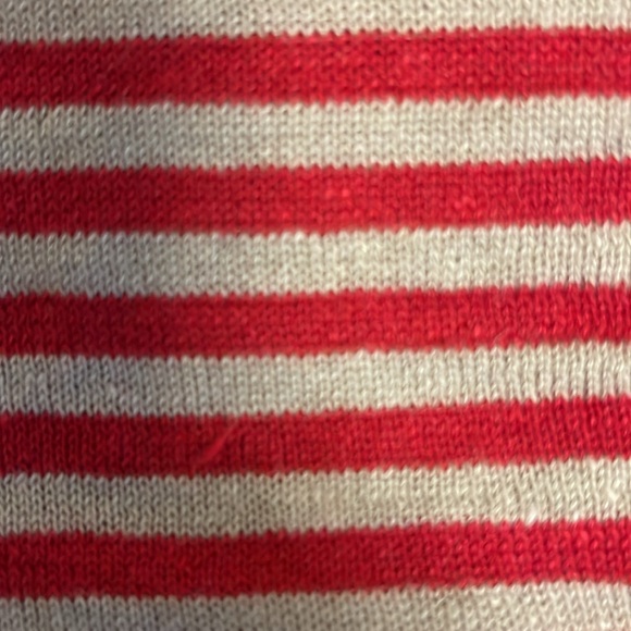 Gudrun Sjödén Striped Red and White Knit Dress 100% linen. - Picture 8 of 9
